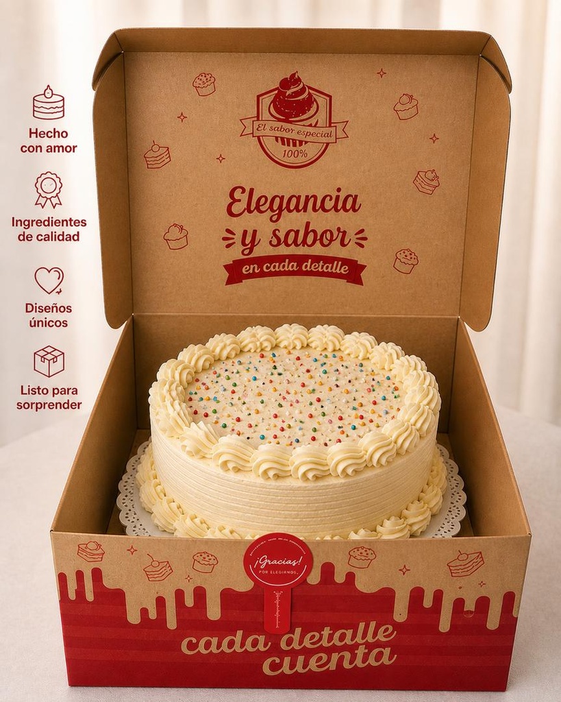 Cake Cachito con relleno de 20cm