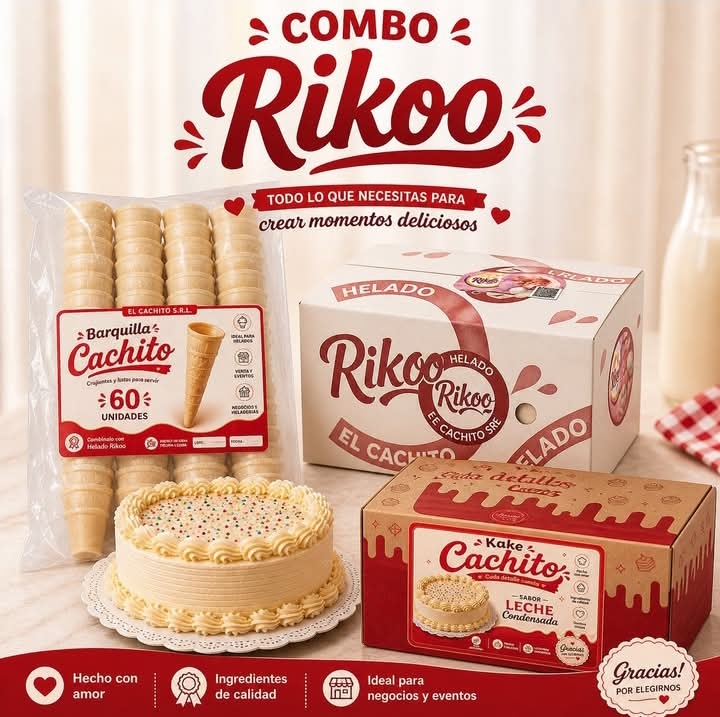 Combo para Mamá (Cake 15cm, Caja de Helado, Barquillas)